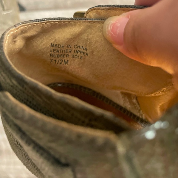 Michael Kors snake skin platform heels size 7.5 M - Picture 5 of 6